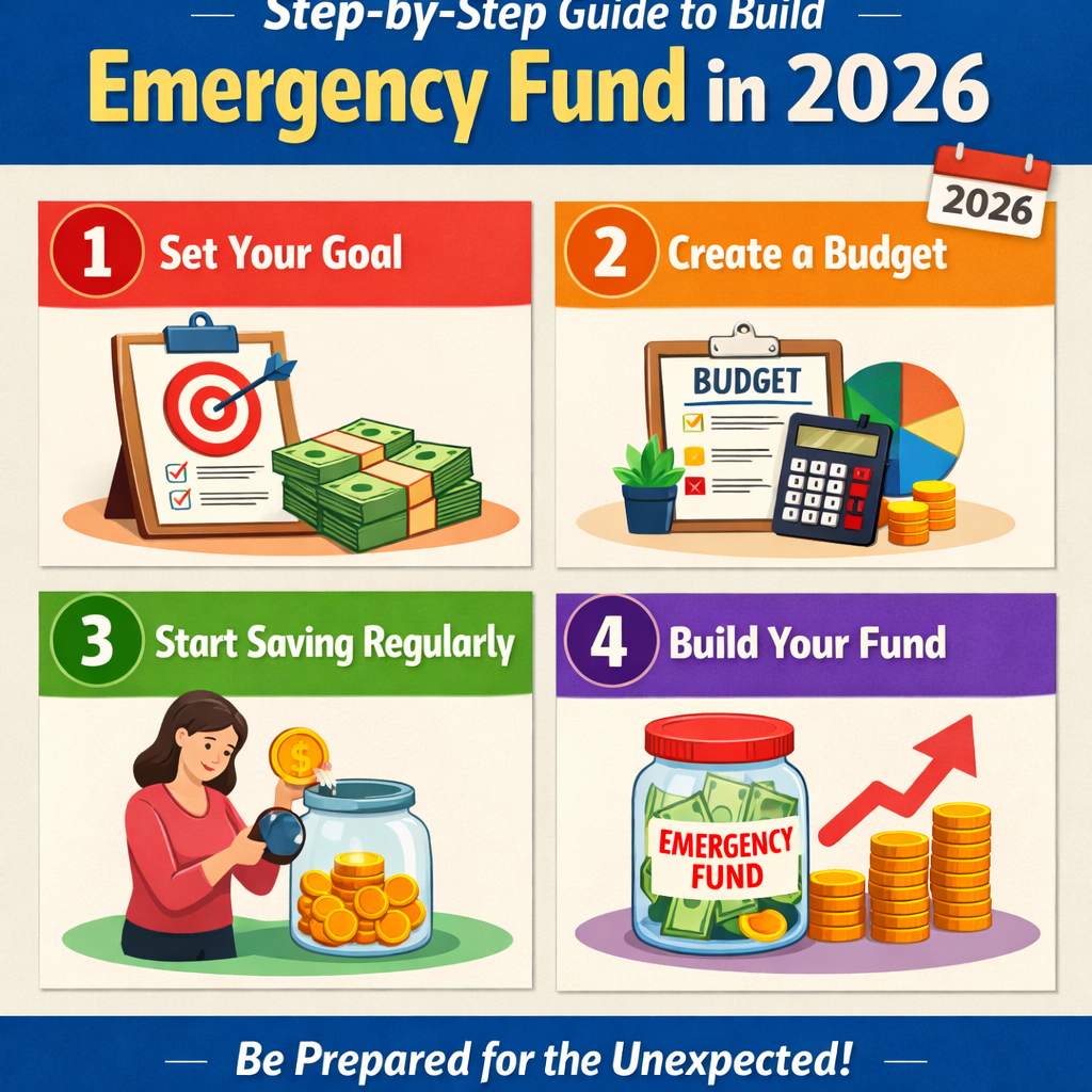 How to Build an Emergency Fund in 2026 Beginner Guide  Step by Step Plan