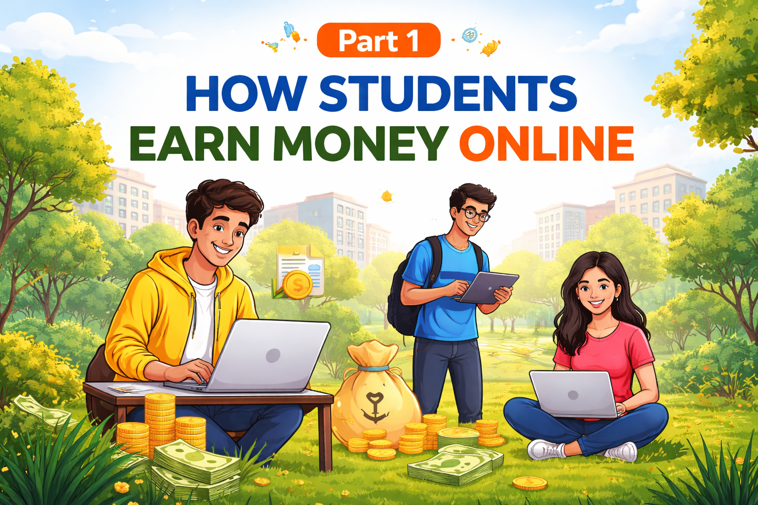 how students earn money online
