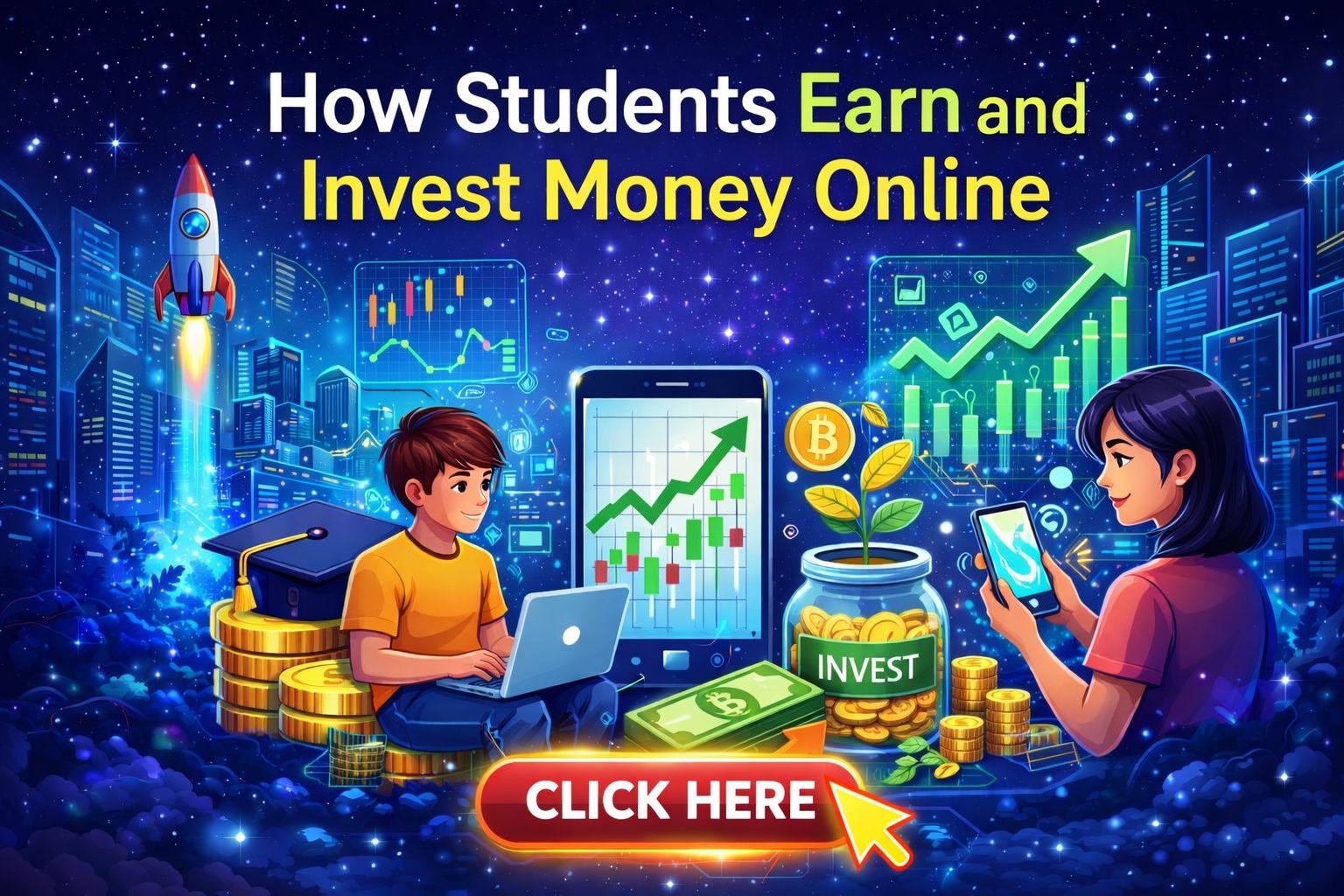 How Students Earn and Invest Money Online