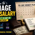 How to manage your salary with a complete 30-day money plan including budgeting, saving, investing, and expense tracking.